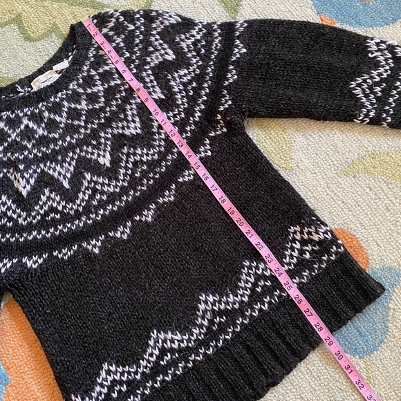 90s I Jones New York Sport I Fair Isle Sweater Knitted By Hand - Picture 7 of 16